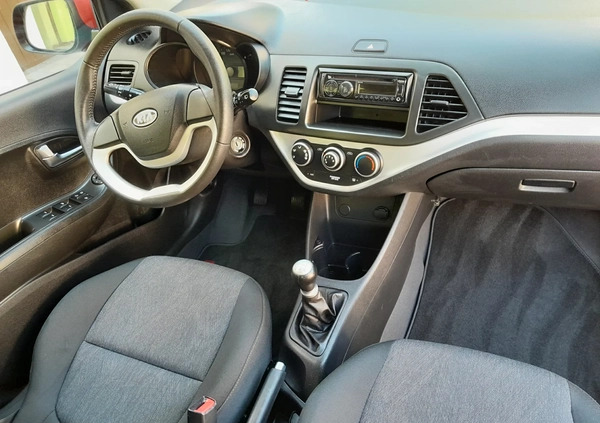 Kia Picanto cena 21900 przebieg: 44000, rok produkcji 2011 z Jarocin małe 172
